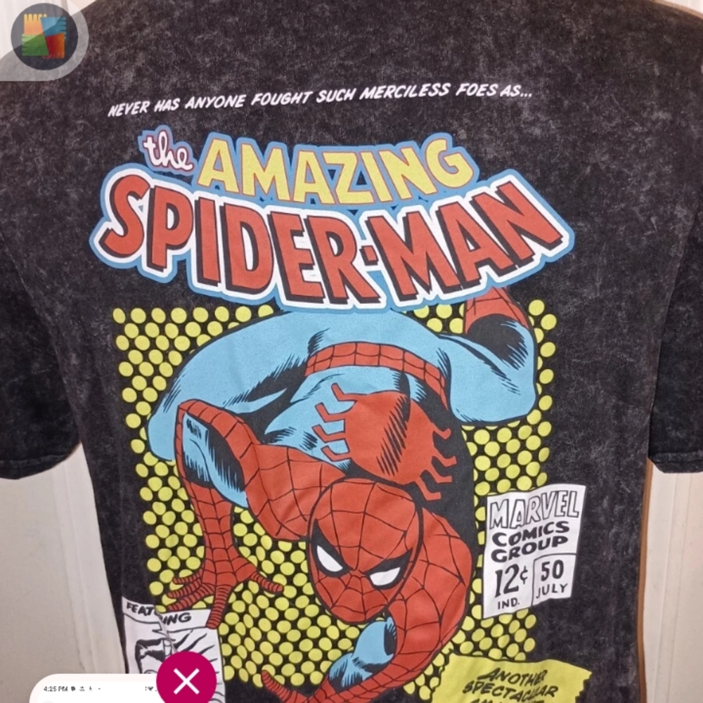 Marvel Black Spider-Man Graphic Tee